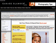 Tablet Screenshot of garageglamour.com